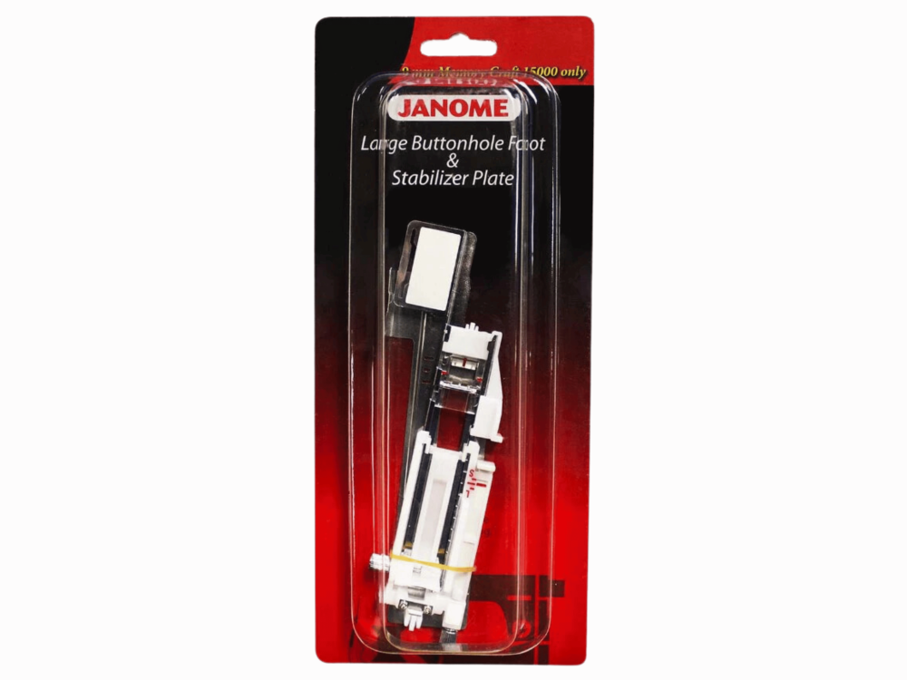PIED BOUTONNIERE EXTRA LARGE JANOME 9MM