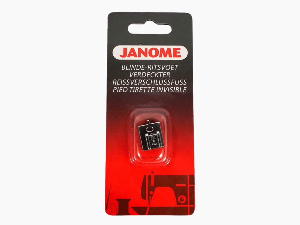 PIED FERMETURE INVISIBLE JANOME