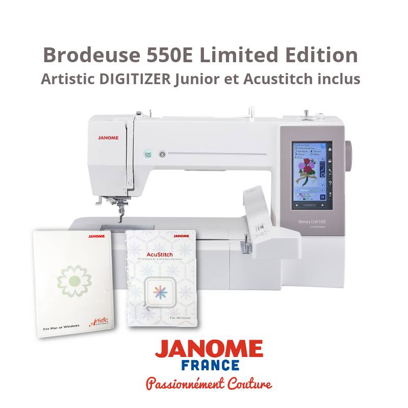 JANOME Memory Craft 550E Limited Edition