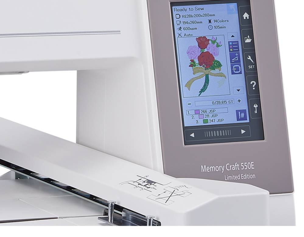 janome memory craft 550E LE image5